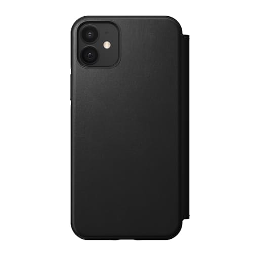 laydown image of Rugged Leather Folio iPhone 12 /iPhone 12 Pro Case