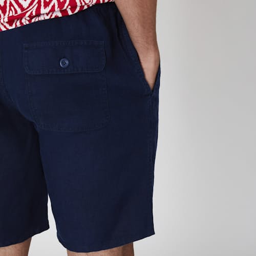 laydown image of Noah Linen Short