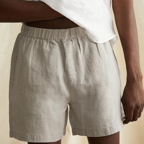 laydown image of Linen Home Short - 5"
