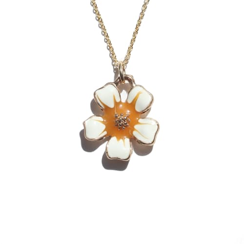 laydown image of Vintage Floral Necklace