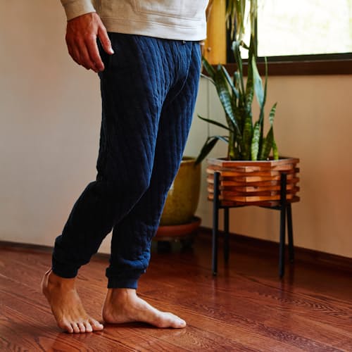 laydown image of Quilted Sweatpants