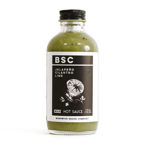 laydown image of Mini Hot Sauce Set