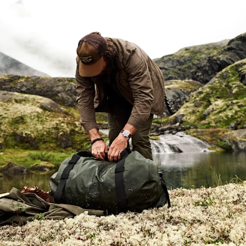 laydown image of Medium Submersible Dry Duffel Bag