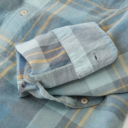 lifestyle image of Organic Corduroy Button Down Shirt