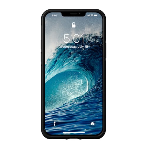 laydown image of Rugged Leather iPhone 12/iPhone12 Pro Case