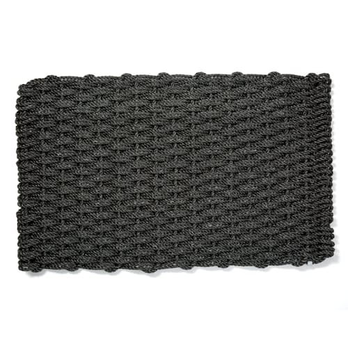 laydown image of Hand Woven Lobster Rope Doormat - Standard
