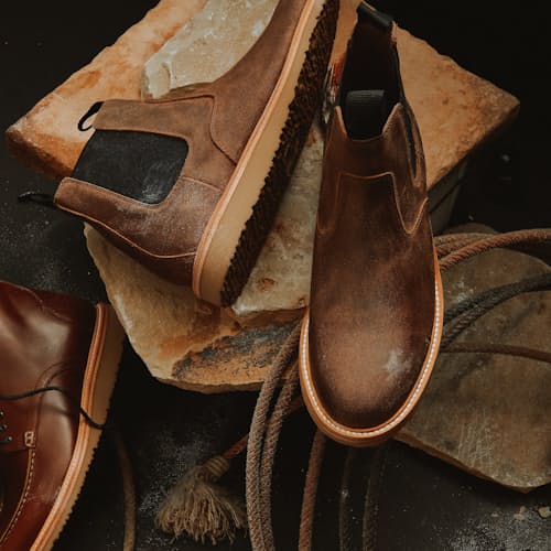 lifestyle image of Work Wedge Chelsea Boot