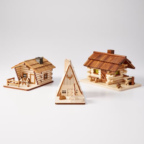 laydown image of Rustic Cabin and Incense Set