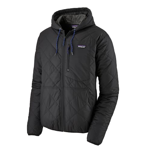 laydown image of Diamond Quilted Bomber Hoody