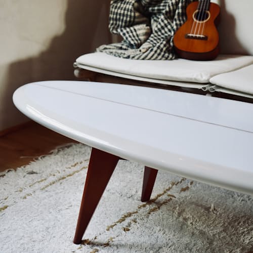 laydown image of The XL Surfboard Coffee Table