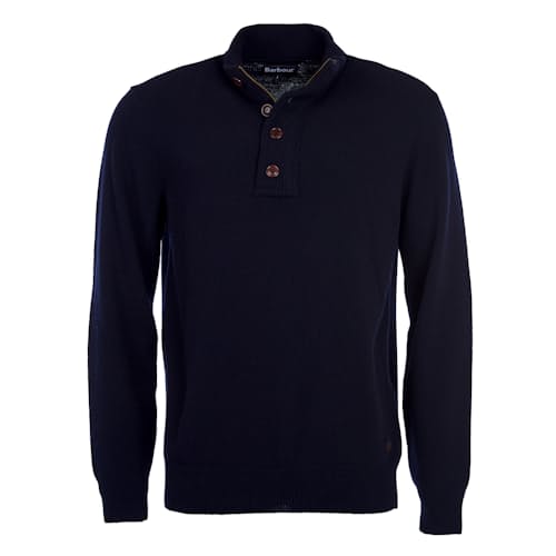 laydown image of Essential Patch Half Zip Sweater