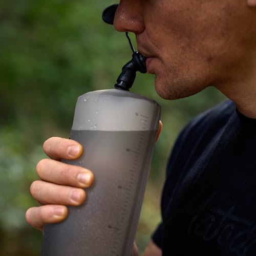 laydown image of Packable Water Bottle