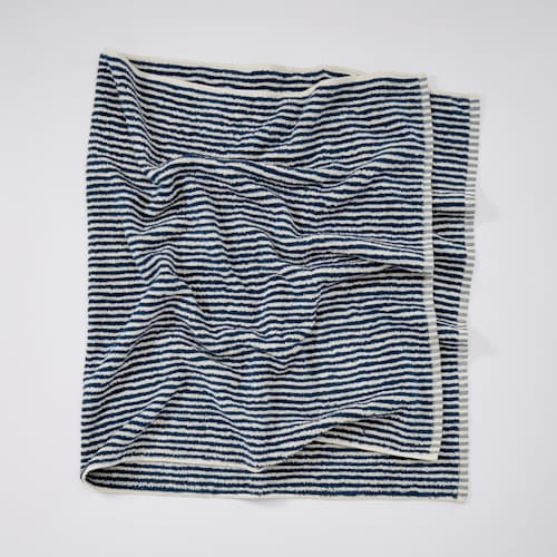 laydown image of Striped Beach Towel