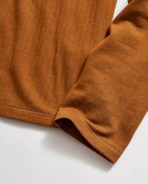 laydown detail image of Herringbone Long Sleeve Polo