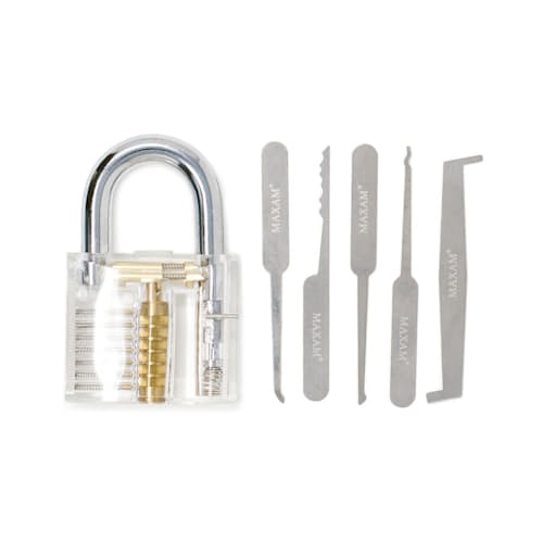 laydown image of Lock Pick Training Kit