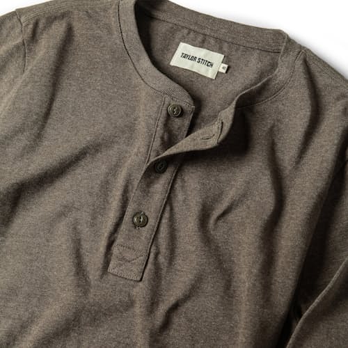 laydown image of The Heavy Bag Henley