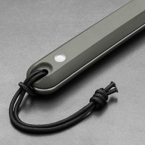 laydown image of The Hells Canyon Chef Knife
