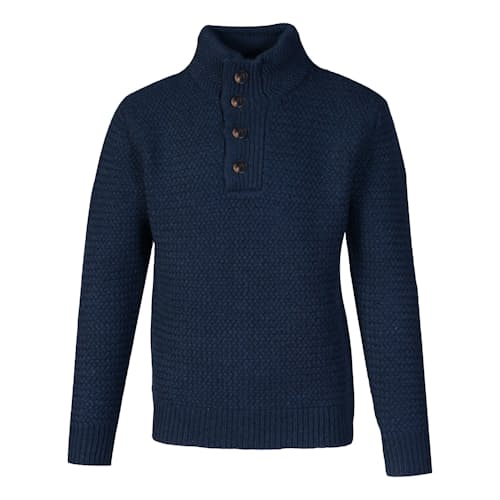 laydown image of Men's Funnel Neck Military Sweater