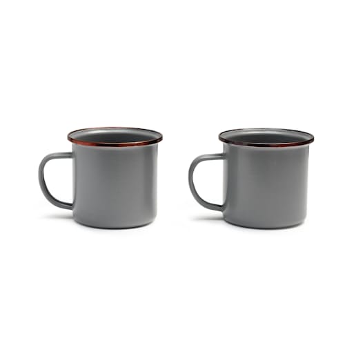 laydown image of Enamel Cup Set