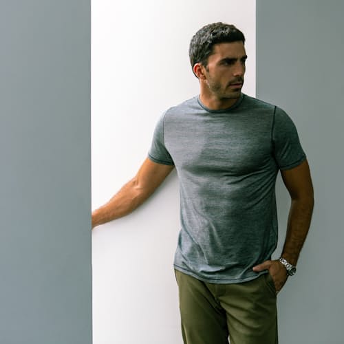 laydown image of 72-Hour Merino Tencel Tee