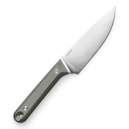laydown image of The Hells Canyon Chef Knife
