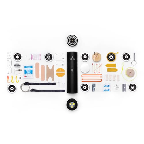 laydown image of Compact Camp Supplies Kit