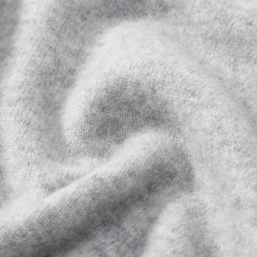 laydown image of Women's Brushed Cashmere Cropped Sweater