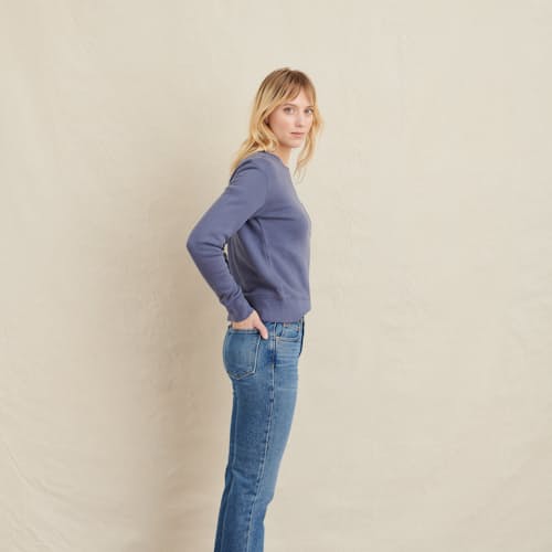 laydown image of Women's Crewneck Sweatshirt