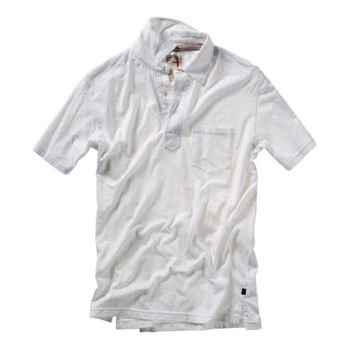 laydown image of Solid Slot Polo