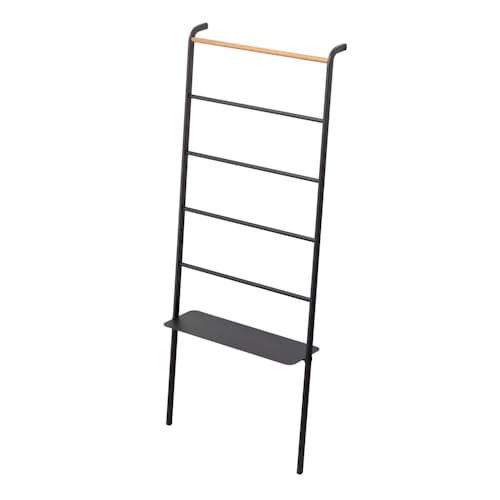 laydown image of Tower Leaning Ladder with Shelf