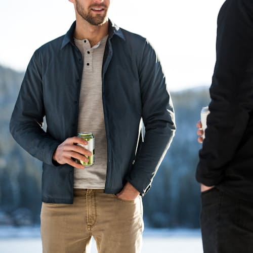 laydown image of Reversible Shirt Jacket