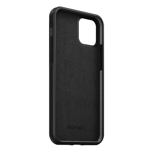 laydown image of Rugged Leather iPhone 12/iPhone12 Pro Case