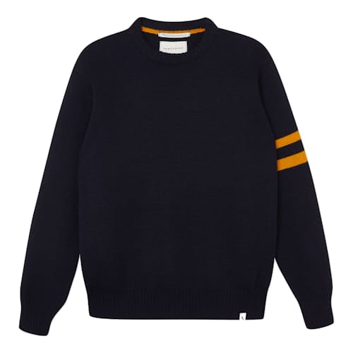 laydown image of Moore Nautical Crew Sweater