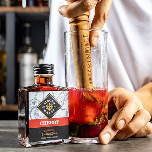 laydown image of Cherry Bourbon Cocktail Bitters