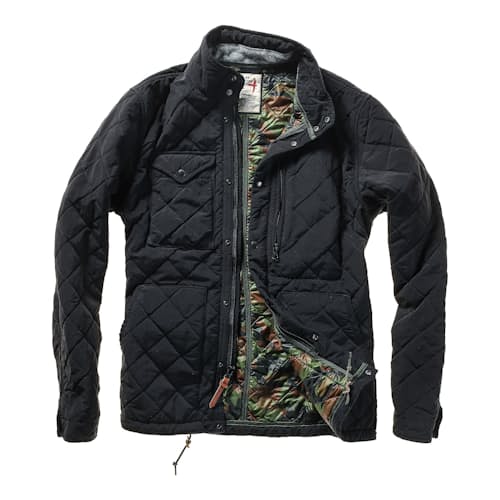 laydown image of Quilted Insulated Tanker Jacket - Exclusive