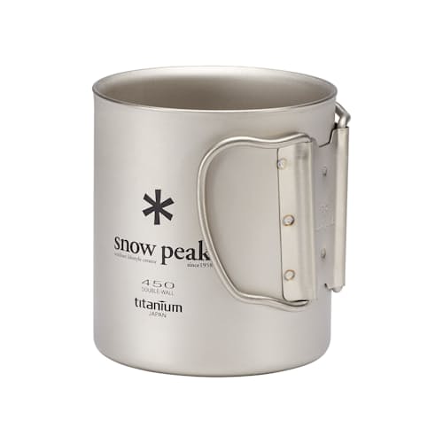 laydown image of Titanium Double Walled 450 Mug
