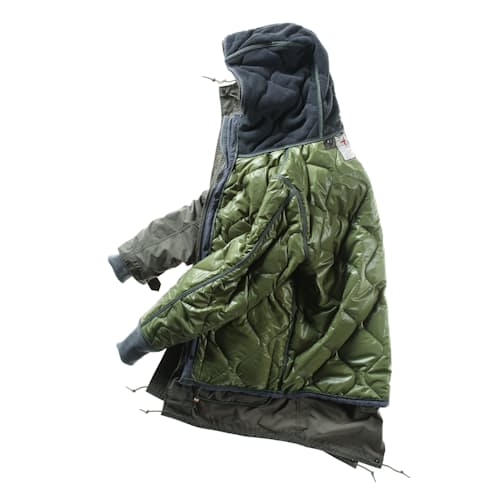 laydown image of Fishtail Parka