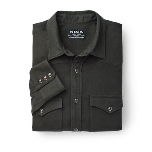laydown image of Western Flannel Shirt