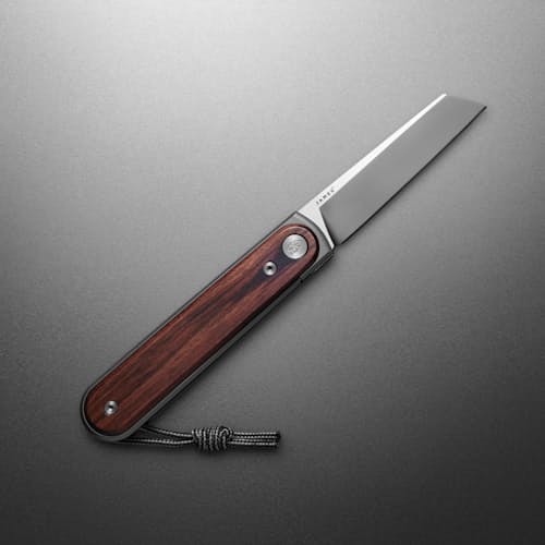 laydown image of The Duval Pocket Knife - Straight