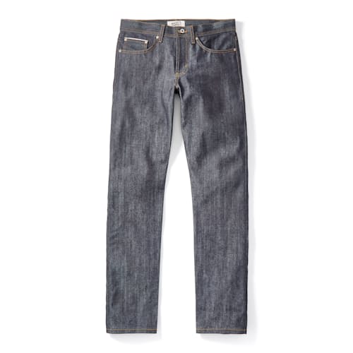 laydown image of Easy Guy - Straight Fit - Left Hand Twill Selvedge