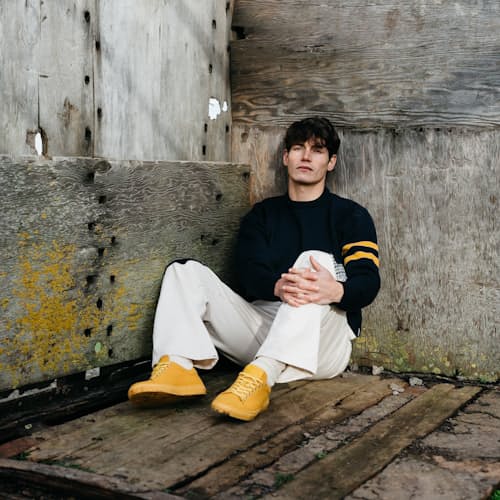 laydown image of Moore Nautical Crew Sweater