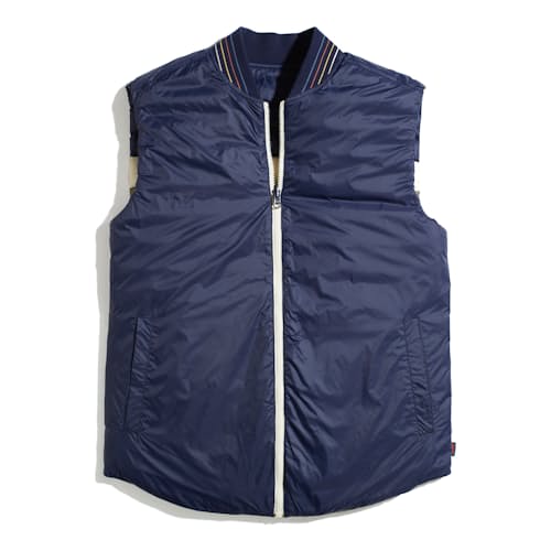 laydown image of Vail Reversible Puffer Vest