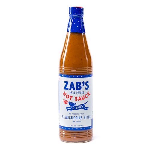 laydown image of Zab's Hot Sauce Pack