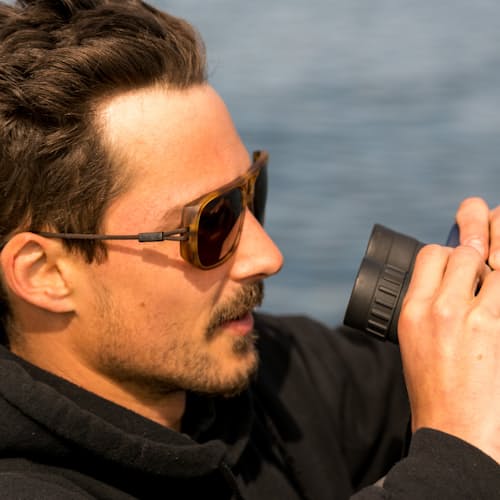 laydown image of Leggero Armless Sunglasses