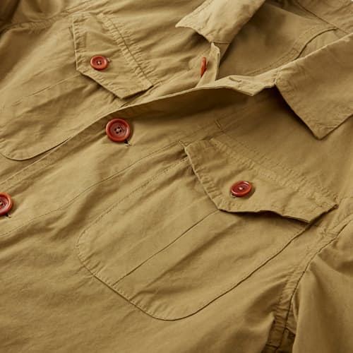 laydown image of Shirt Jacket