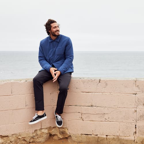 laydown image of Thermal Light Shirt Jacket