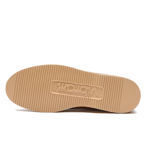 laydown image of Lucas Leather Moccasin Boot