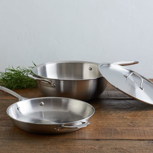 laydown image of Stainless Sidekick Skillet