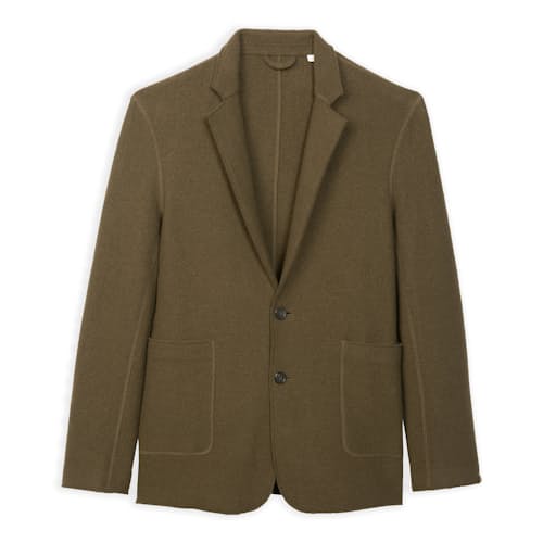 laydown image of Boiled Wool Sportcoat