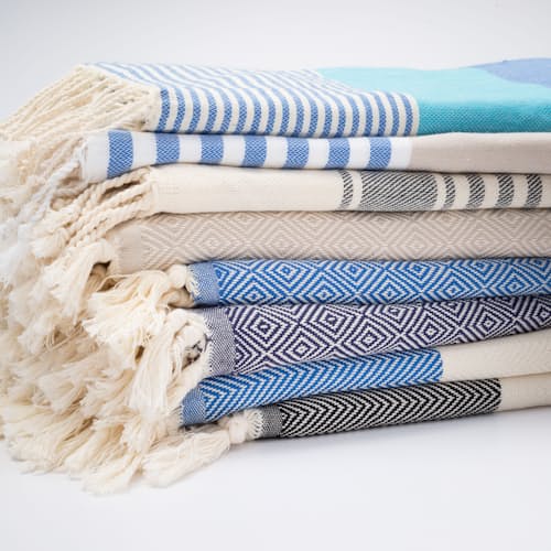 lifestyle image of Mediterranean Turkish Towel
